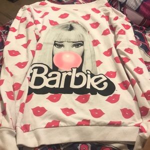A Barbie sweatshirt